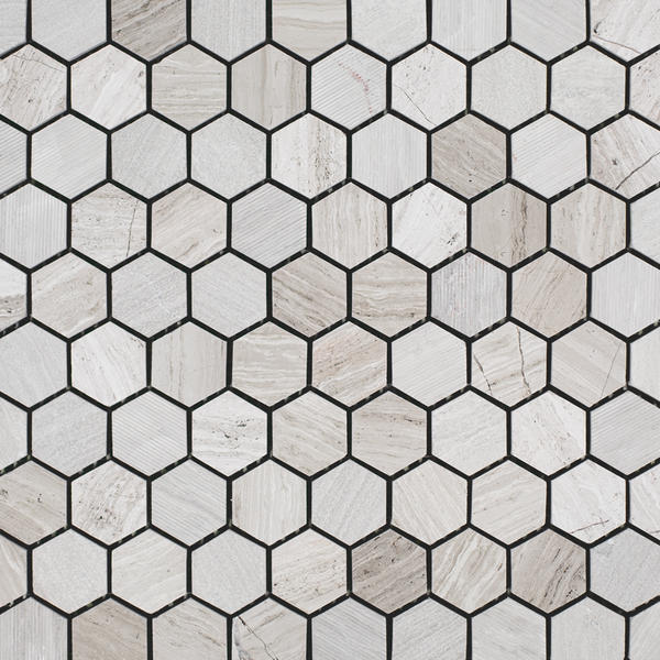 3127 -  Ivory - Hexagon