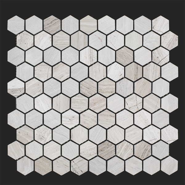 3127 -  Ivory - Hexagon