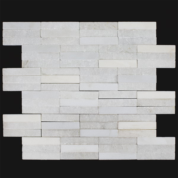 3198 - Frost White - Stacked Stone