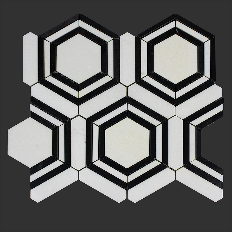 3369 - Marble - Georama Hexagon